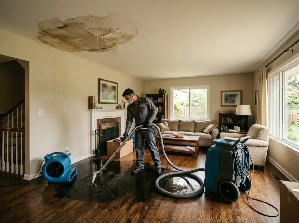 attic-pipe-burst-ceiling-drip-008 — frequently asked questions, Water Damage Restoration & Carpet Care in South Pottstown, PA